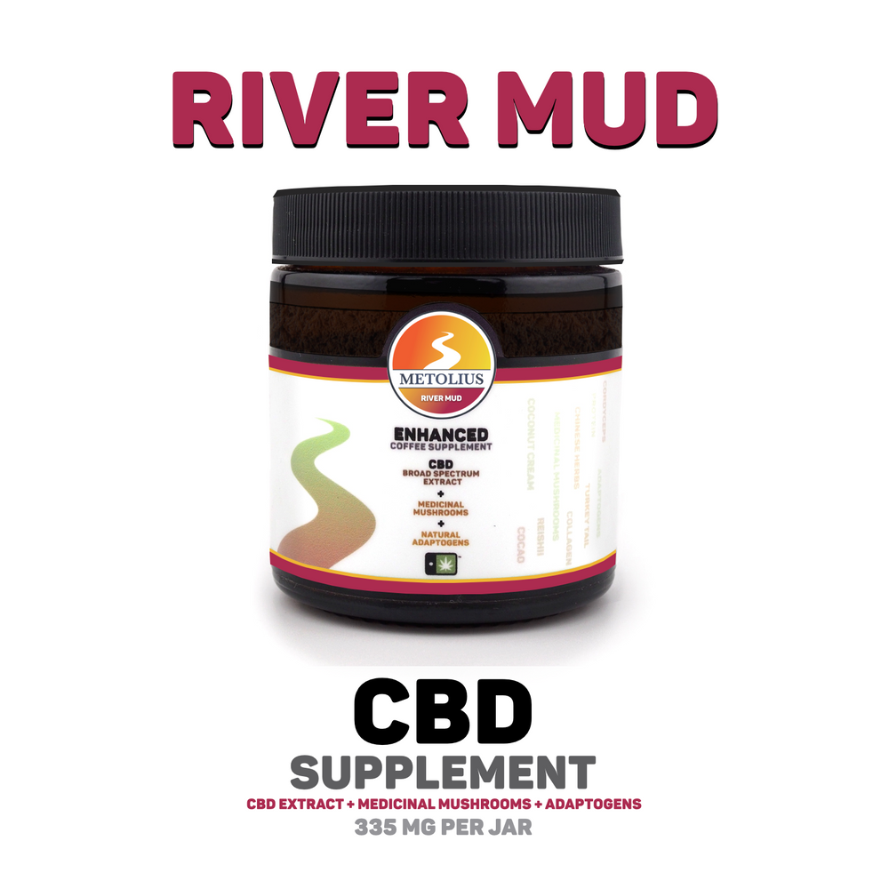 
                  
                    RIVER MUD - CBD EXTRACT + MEDICINAL MUSHROOMS + NATURAL ADAPTOGENS + CEREMONIAL CACAO
                  
                